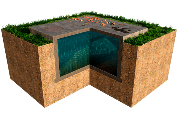 Concrete tank