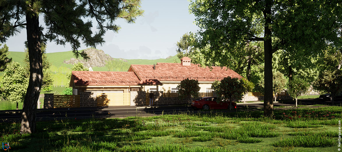 Residential custom house
