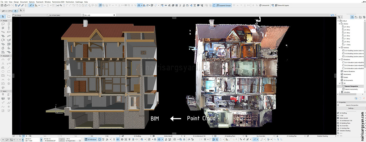 Point cloud to BIM