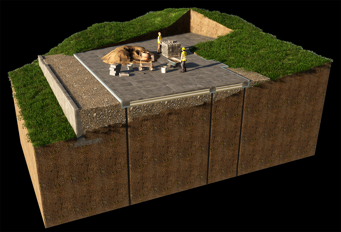 Swedish slab foundation