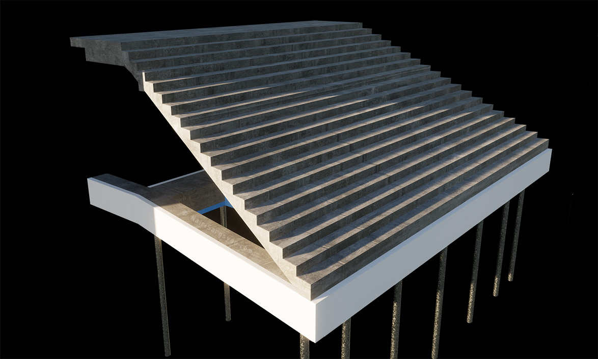 Entrance staircase project