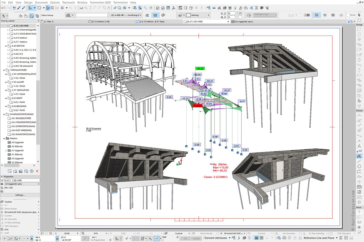 Entrance staircase project