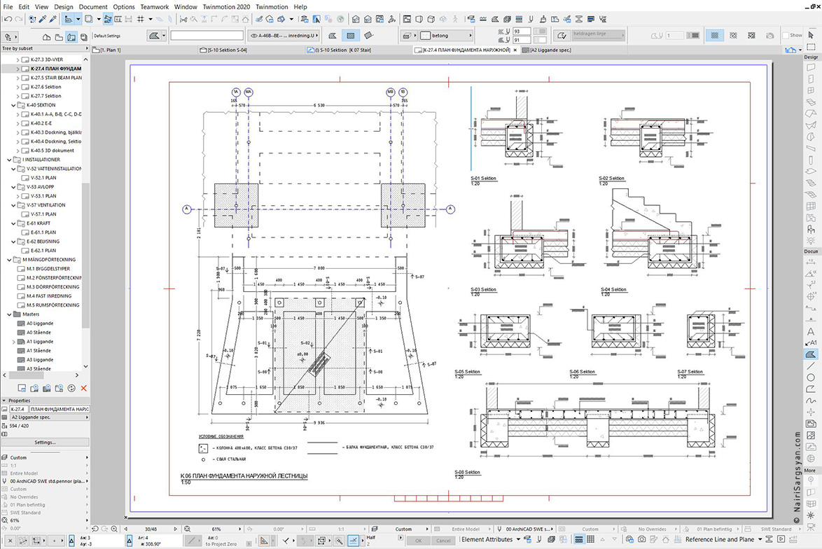 Entrance staircase project