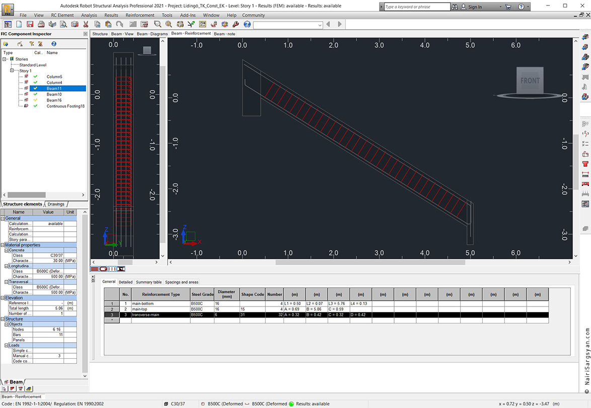 Entrance staircase project