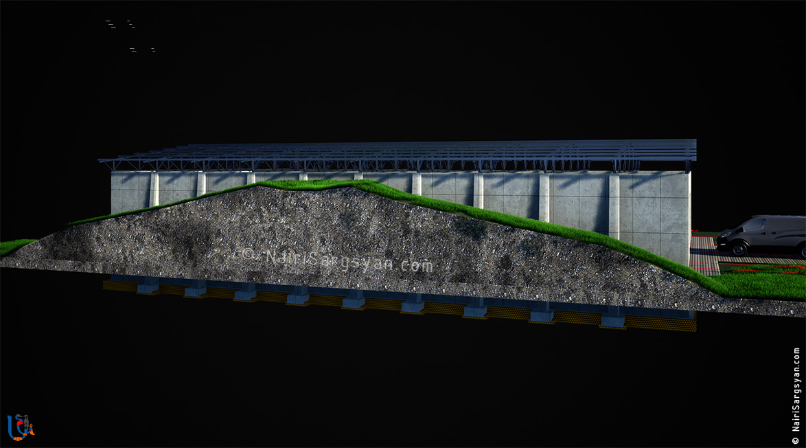 Underground water storage tank